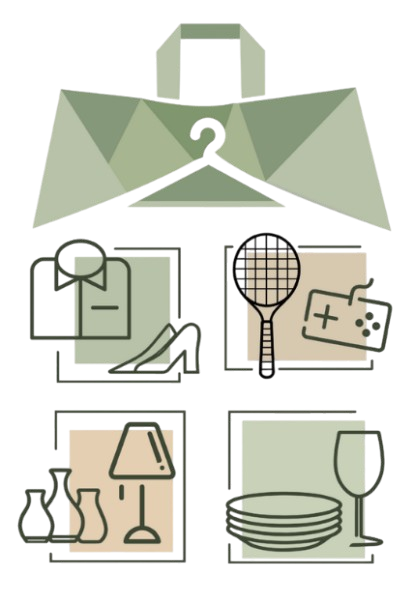 image d'une maison avec des objets dedans